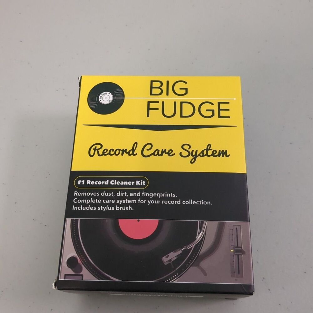 Big Fudge Record (Vinyl) Care System, anti-static / anti-dust new